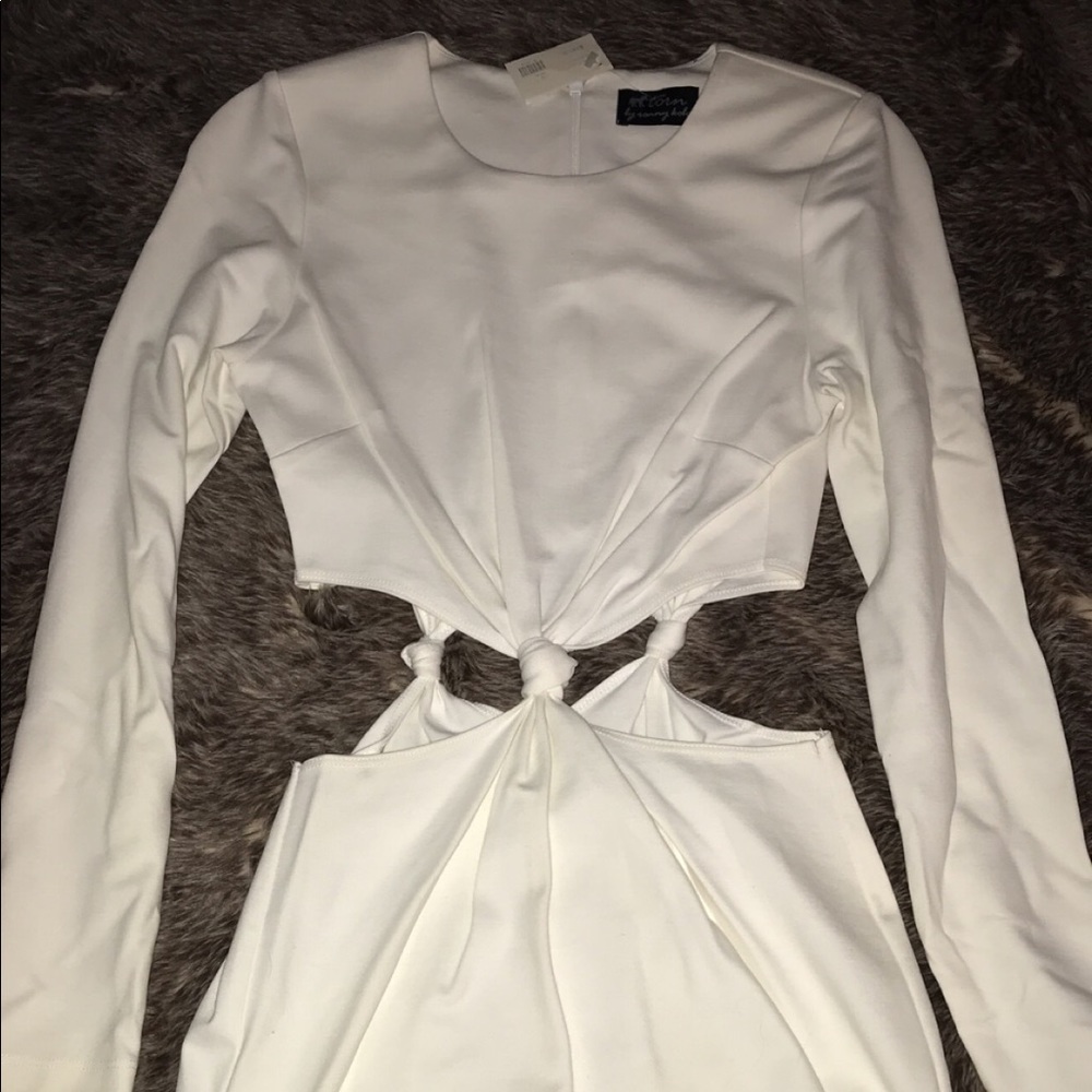 White Haute Mini Dress